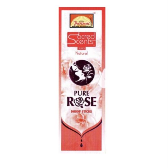 Encens-Indien-naturel-Rose-pure-8-Batonnets-25g-de-Parimal